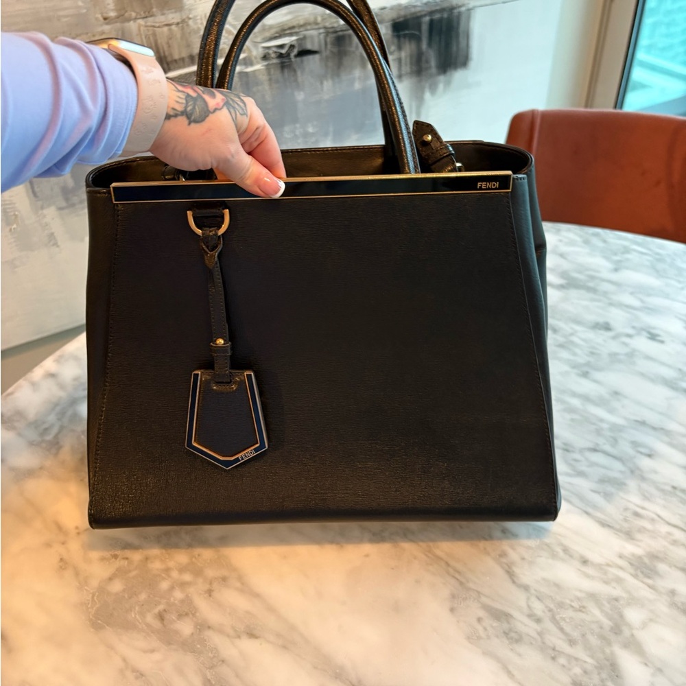 AUTHENTIC Fendi Black Satchel Bag